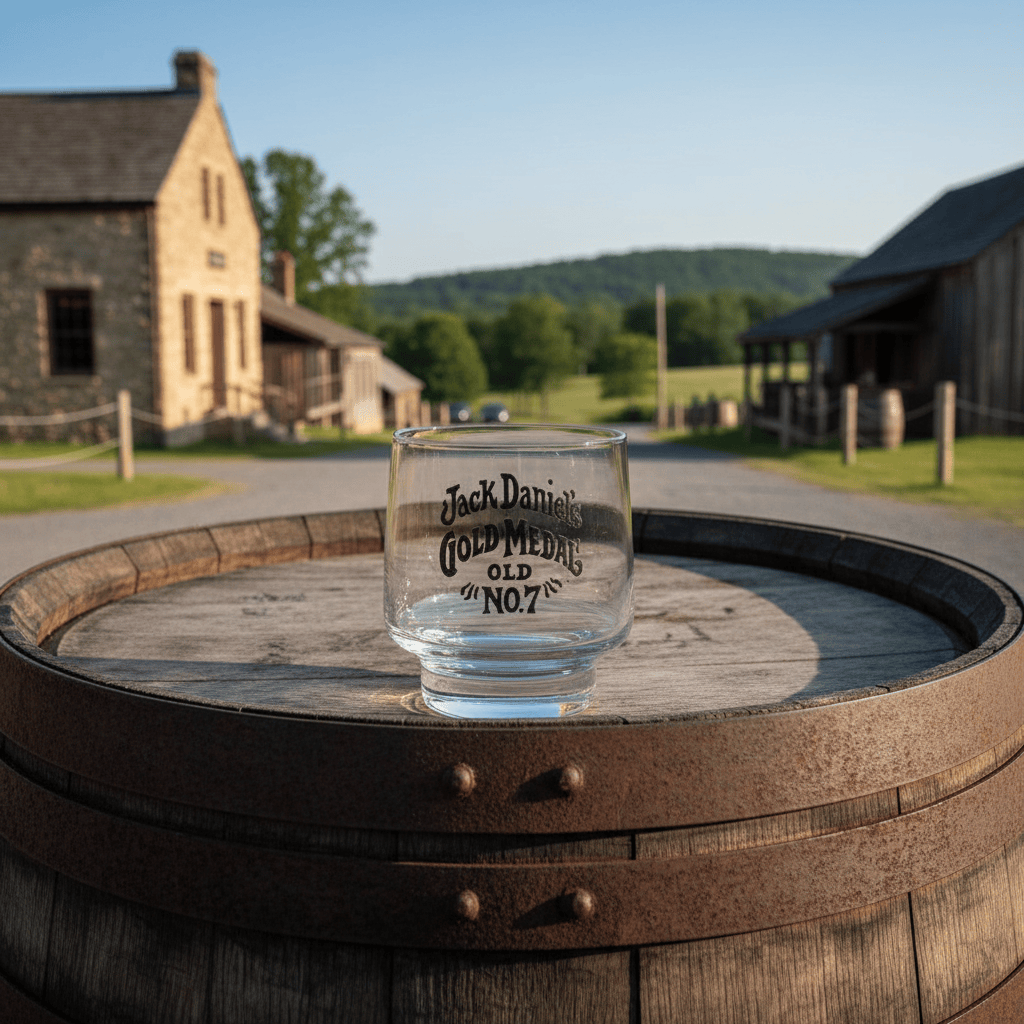 Jack Daniel’s 1970’s Gold Medal Glass - The Whiskey Cave