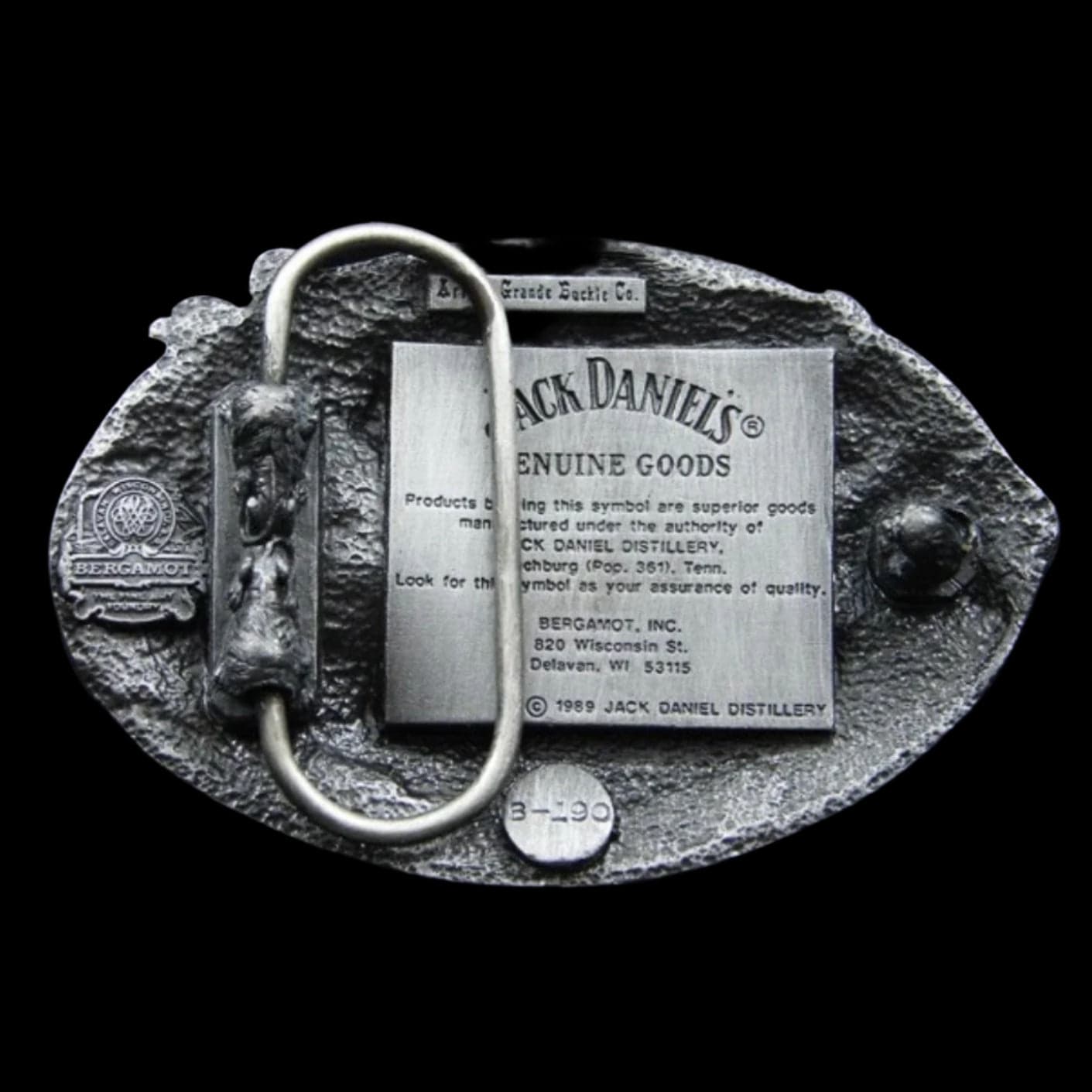 Jack Daniel’s 1989 Arryo Grande Buckle - The Whiskey Cave