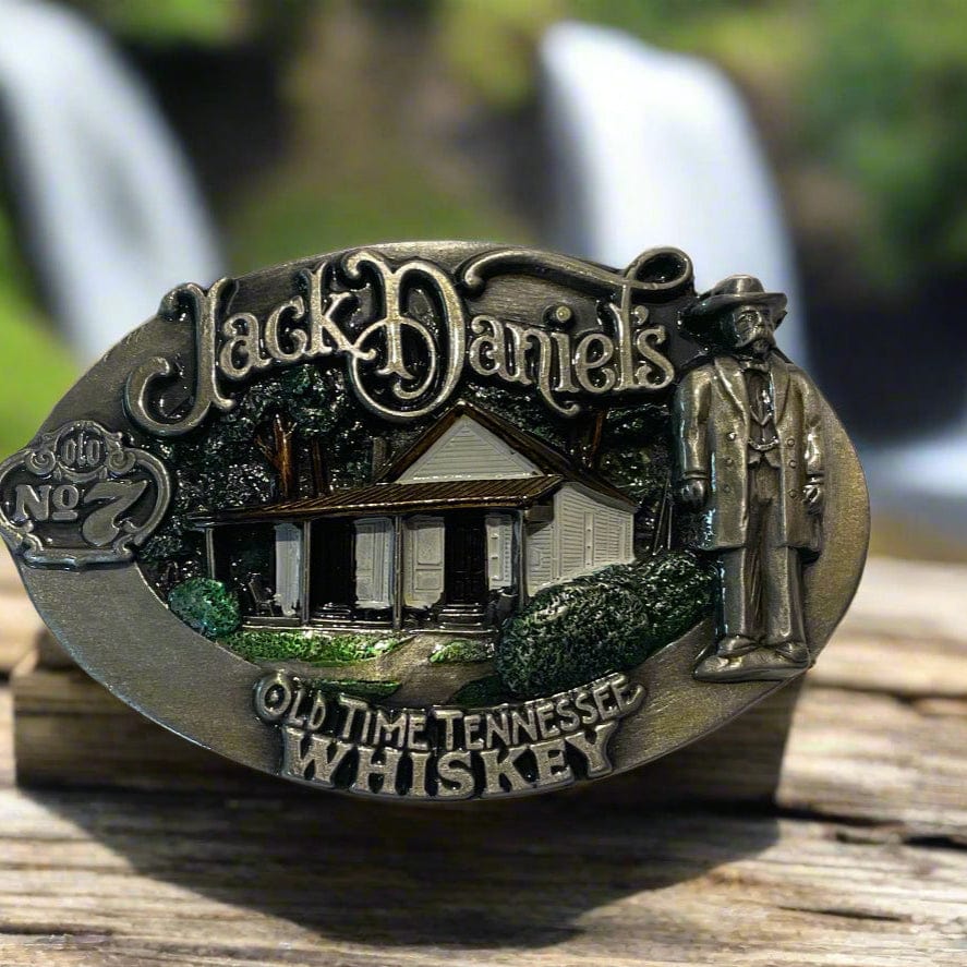 Jack Daniel’s 1989 Jack’s Office Vintage Buckle - The Whiskey Cave