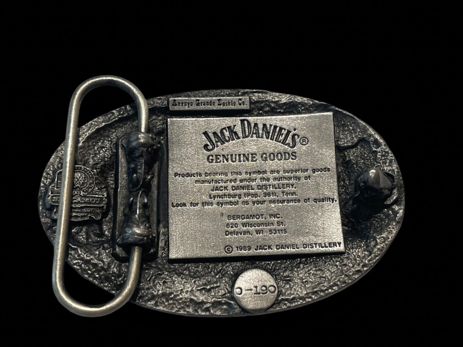 Jack Daniel’s 1989 Spring Water Buckle - The Whiskey Cave