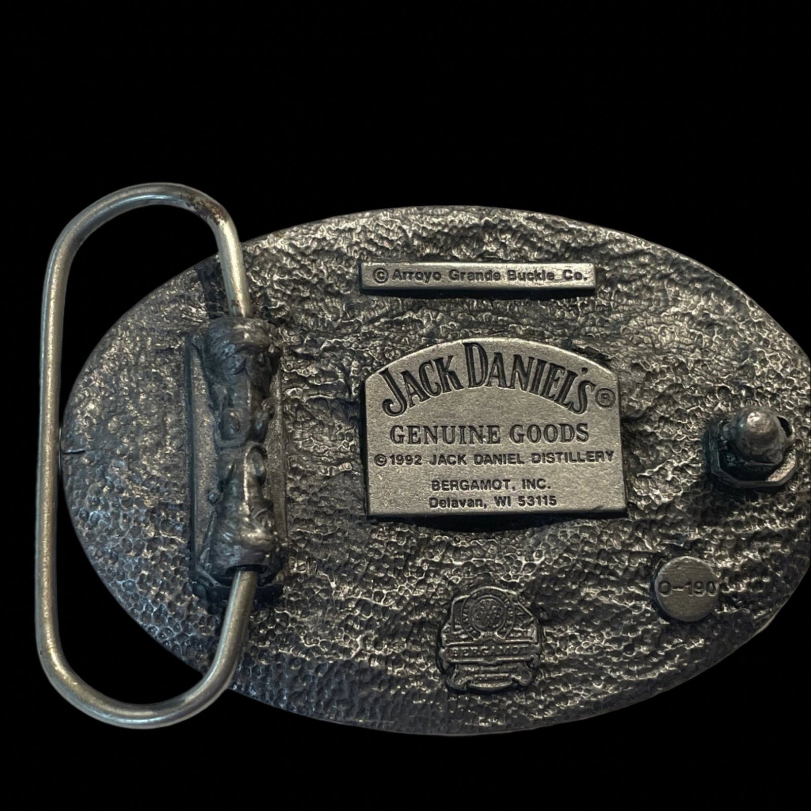 Jack Daniel’s 1992 Metal Enameled Eagle Buckle - The Whiskey Cave