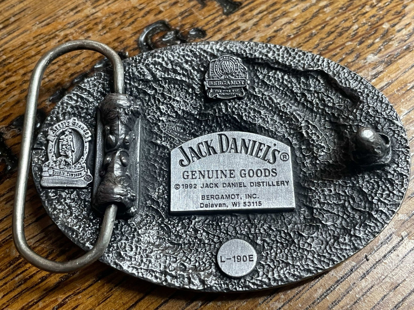 Jack Daniel’s 1992 White Rabbit Saloon Vintage Buckle - The Whiskey Cave