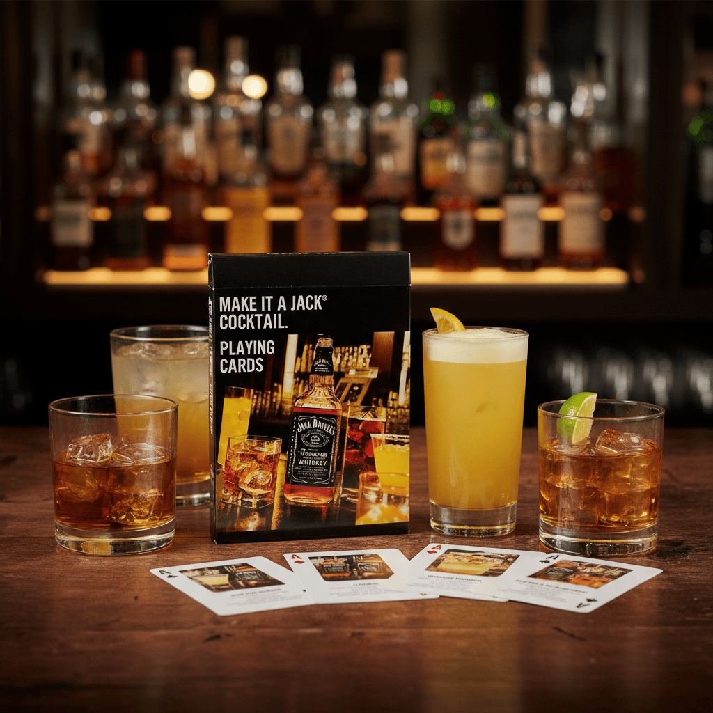Jack Daniel’s 2007 Sealed Deck of Cards with JD Drink Recipes - The Whiskey Cave