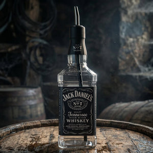 Jack Daniel’s 375ml Acrylic Bottle Drinker with Straw - The Whiskey Cave