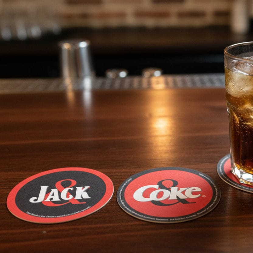 Jack Daniel’s and Coke Coaster - The Whiskey Cave