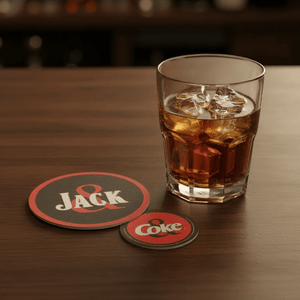 Jack Daniel’s and Coke Coaster - The Whiskey Cave