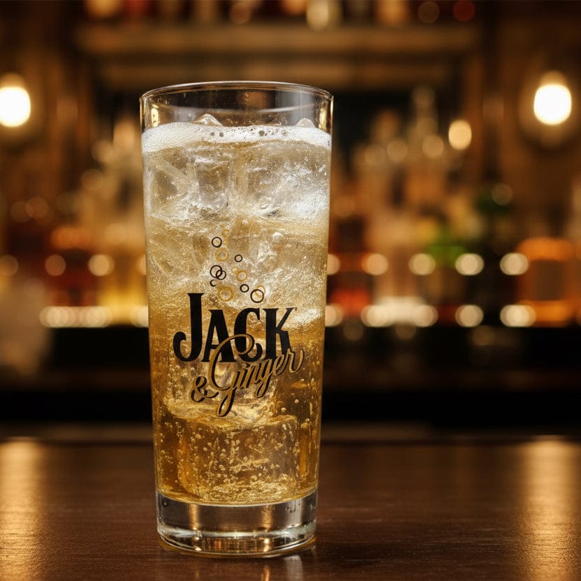Jack Daniels and Ginger Highball Glass - The Whiskey Cave