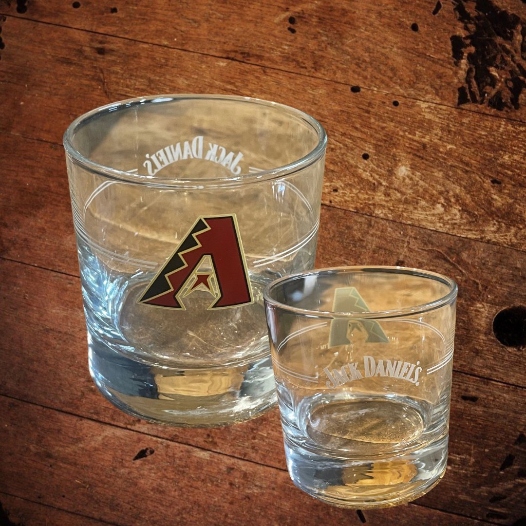 Jack Daniel’s Arizona Diamondbacks MLB Glass - The Whiskey Cave