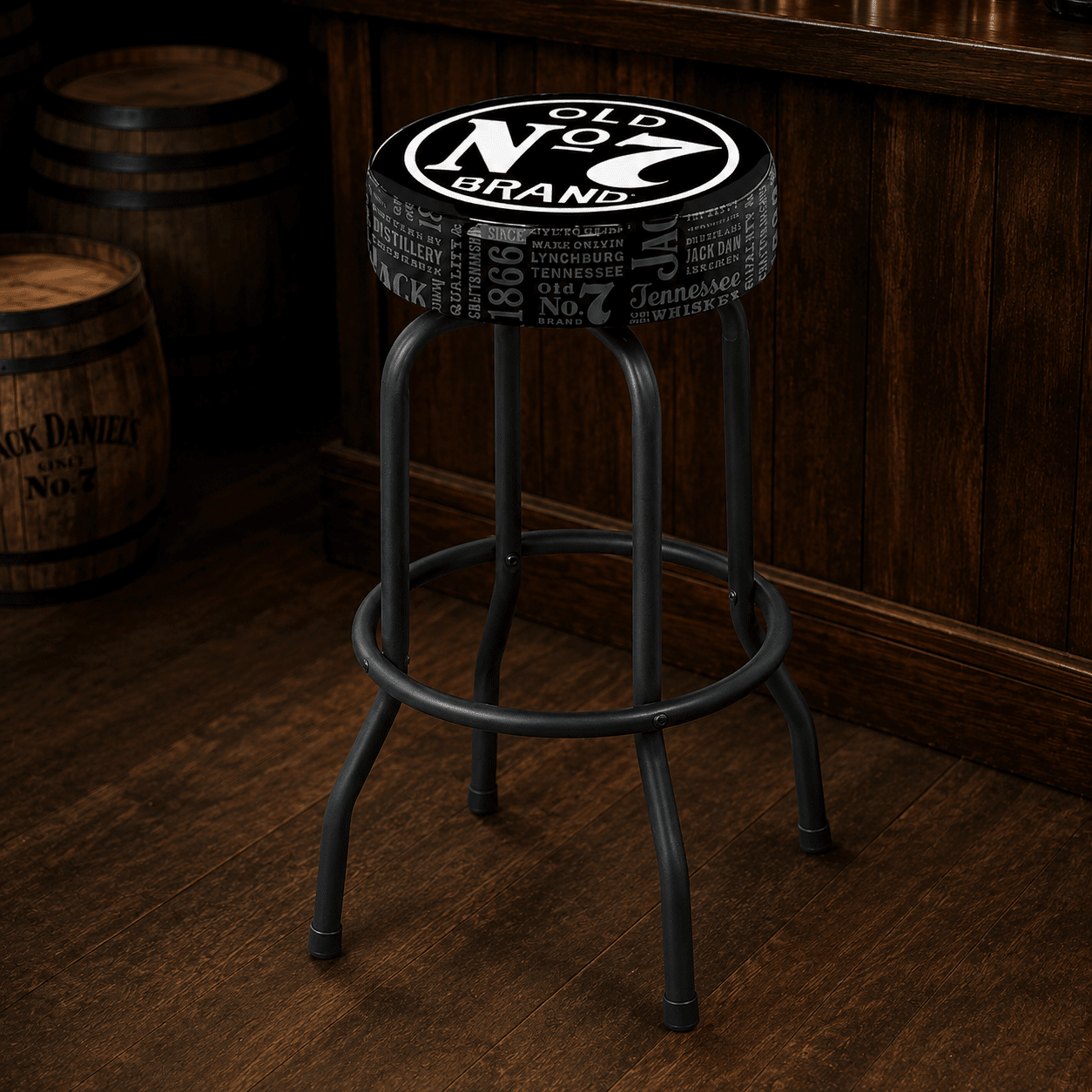Jack Daniel’s Bar Stool - The Whiskey Cave