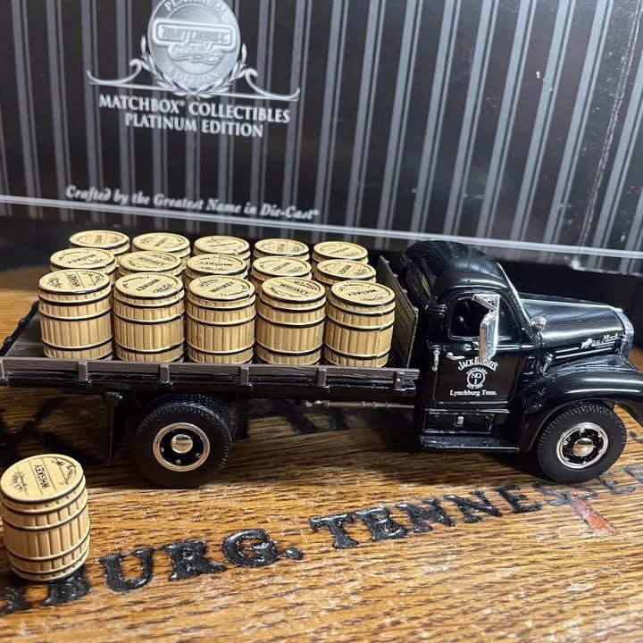 Jack Daniel’s Barrel Delivery 1956 Mack B Matchbox Truck - The Whiskey Cave