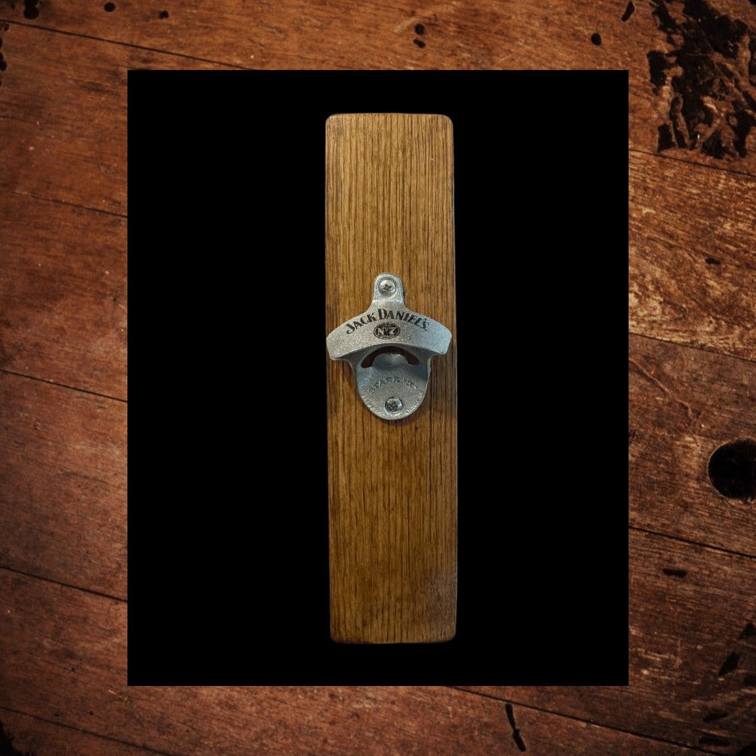 Jack Daniel’s Barrel Wood Stave Bottle Opener. - The Whiskey Cave