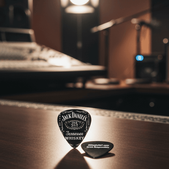 Jack Daniel’s Black Label Guitar Pic - The Whiskey Cave
