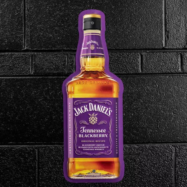 Jack Daniel's Blackberry Bottle Tin Sign - The Whiskey Cave