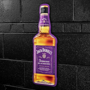 Jack Daniel’s Blackberry Bottle Tin Sign - The Whiskey Cave