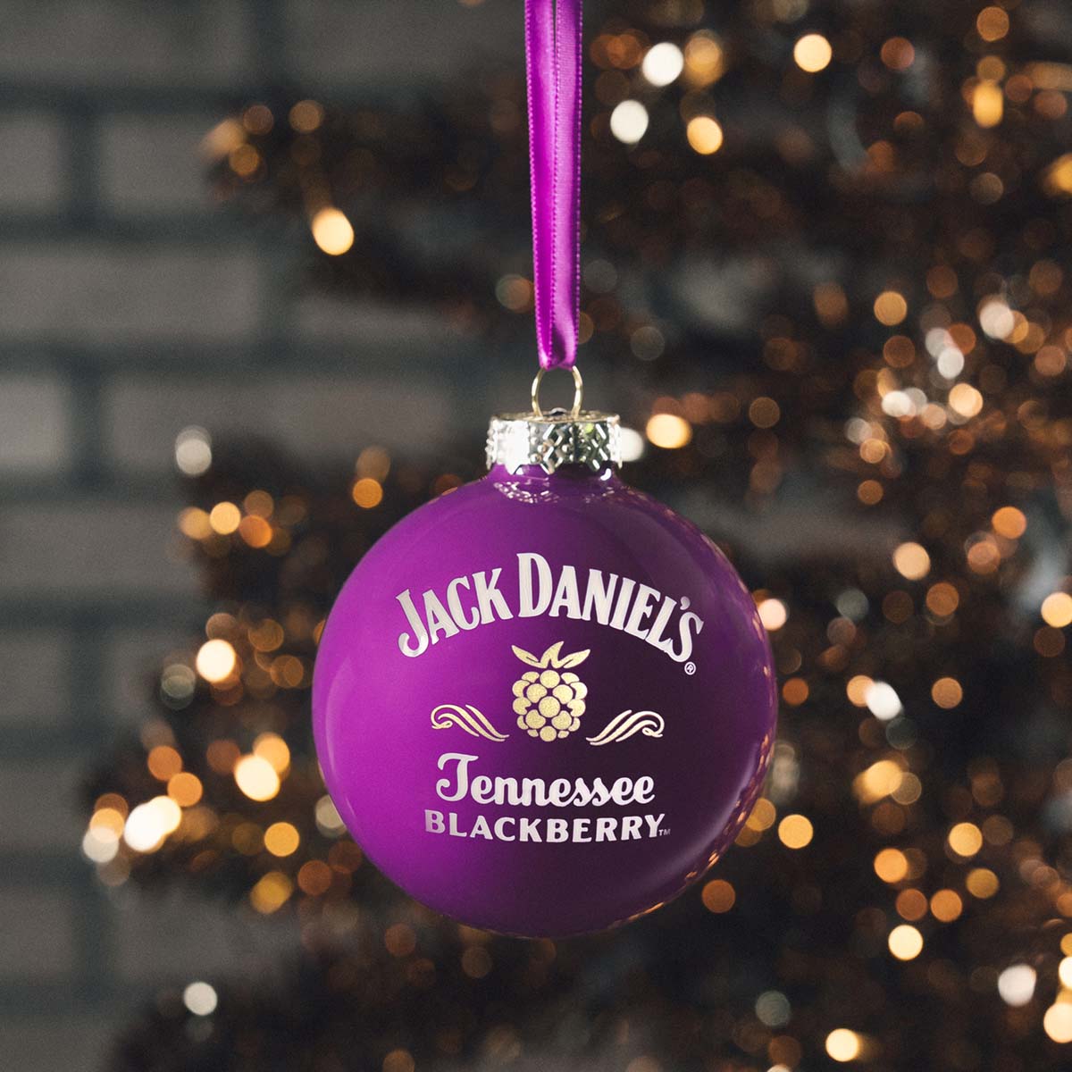 Jack Daniel’s Blackberry Glass Ornament - The Whiskey Cave