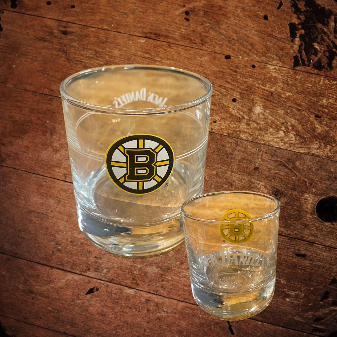 Jack Daniel’s Boston Bruins Glass #2 - The Whiskey Cave