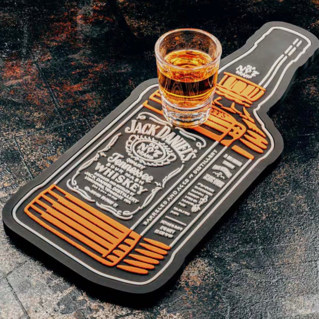 Jack Daniel’s Bottle Bar Mat - The Whiskey Cave