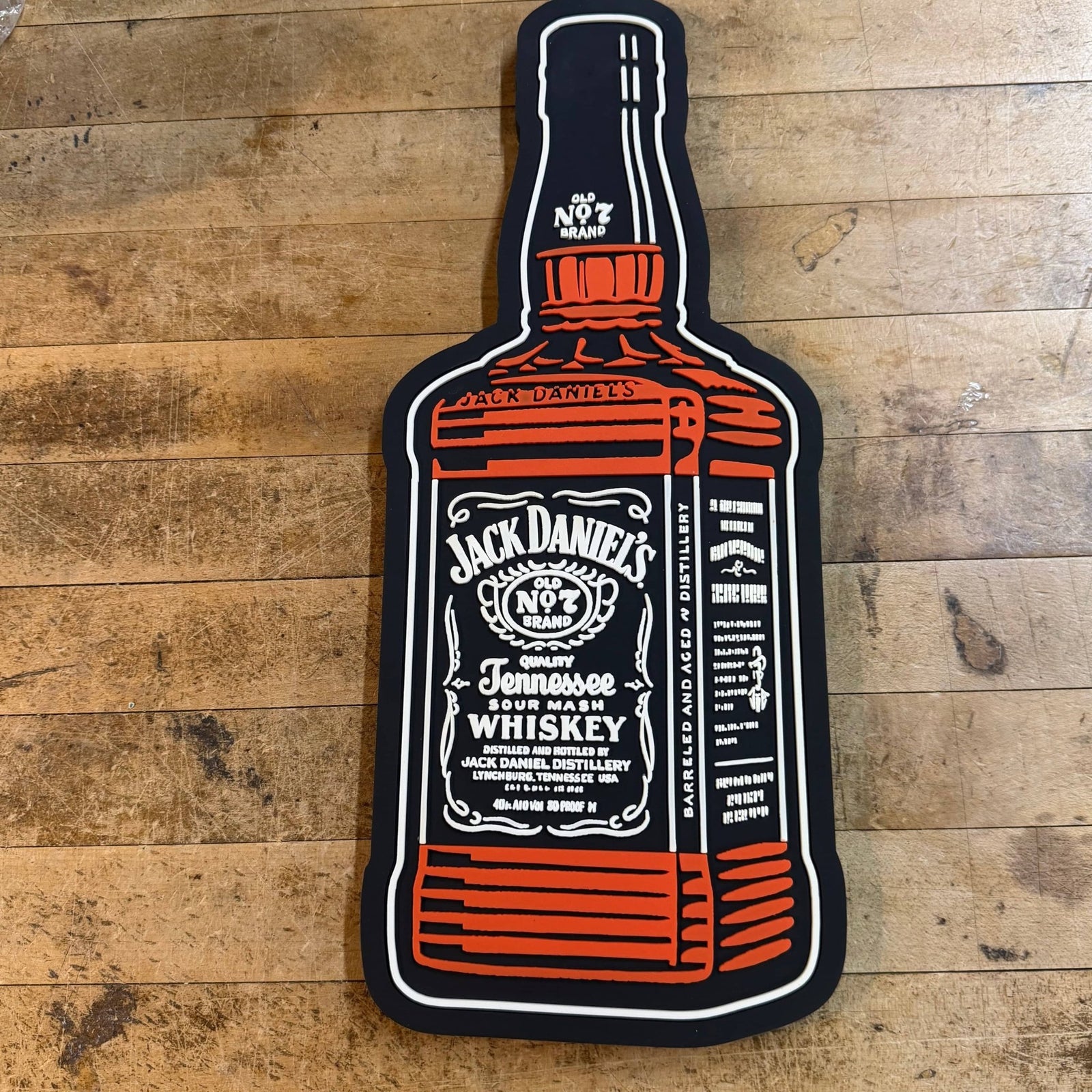 Jack Daniel’s Bottle Bar Mat - The Whiskey Cave