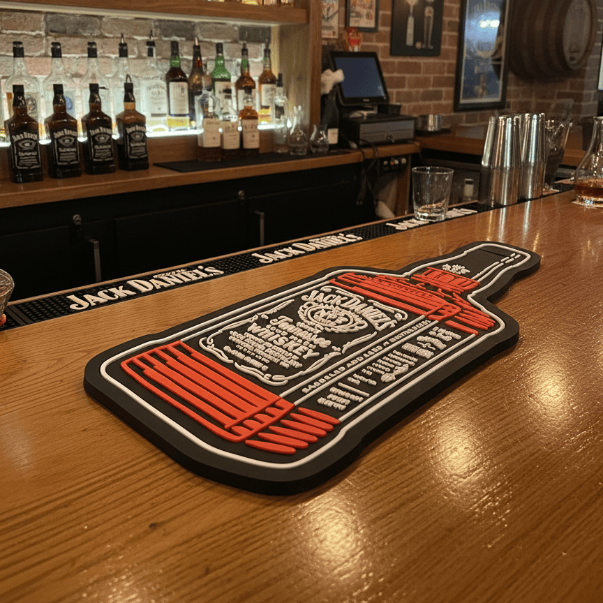 Jack Daniel’s Bottle Bar Mat - The Whiskey Cave