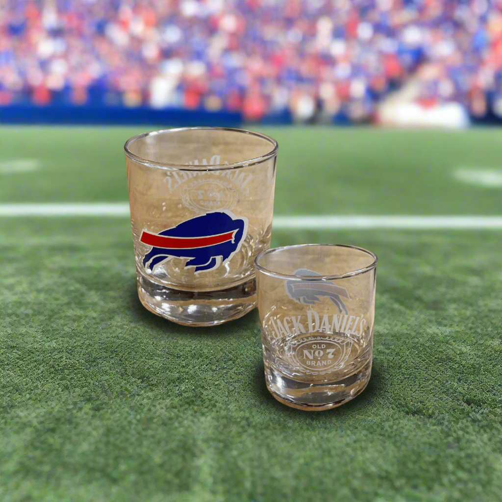 Jack Daniel’s Buffalo Bills NFL Glass - The Whiskey Cave