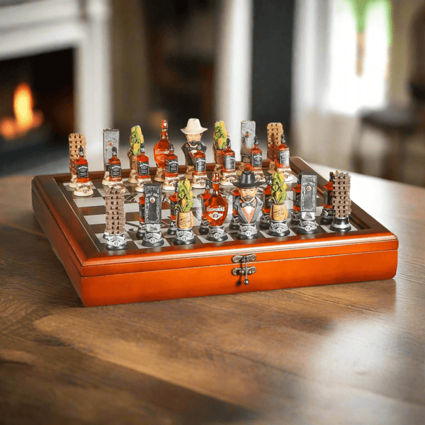 jack-daniels-chess-set- jack-daniels-chess-set-