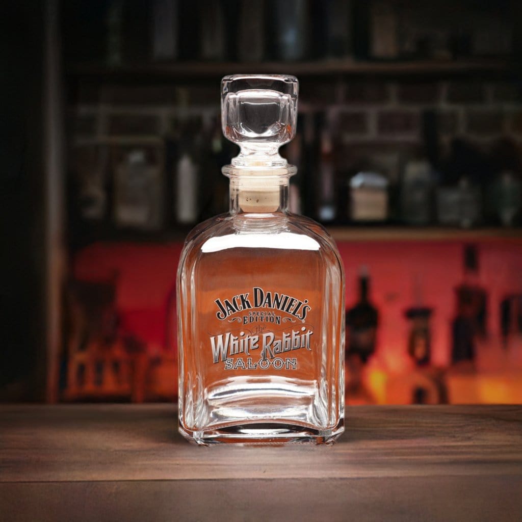 Jack Daniels Decanter White Rabbit Saloon - The Whiskey Cave