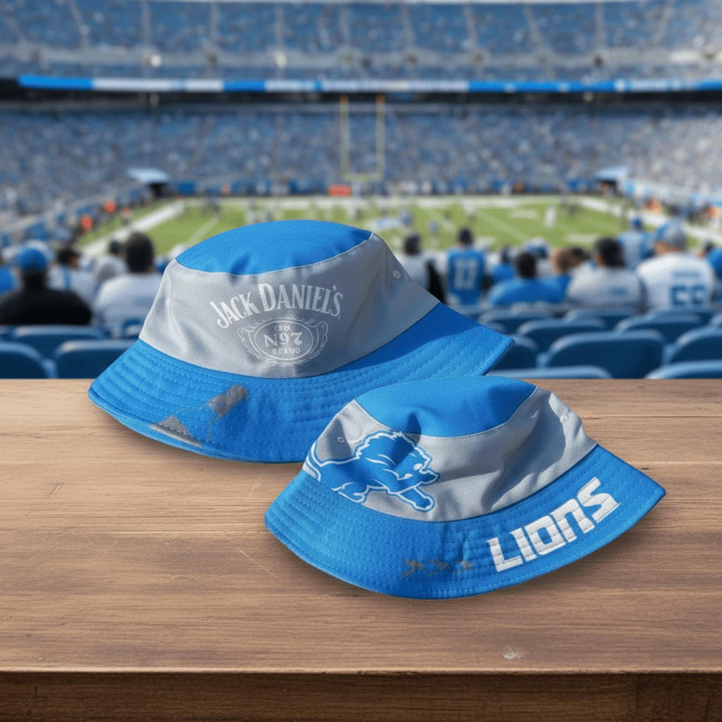 Jack Daniel’s Detroit Lions Bucket Hat - The Whiskey Cave