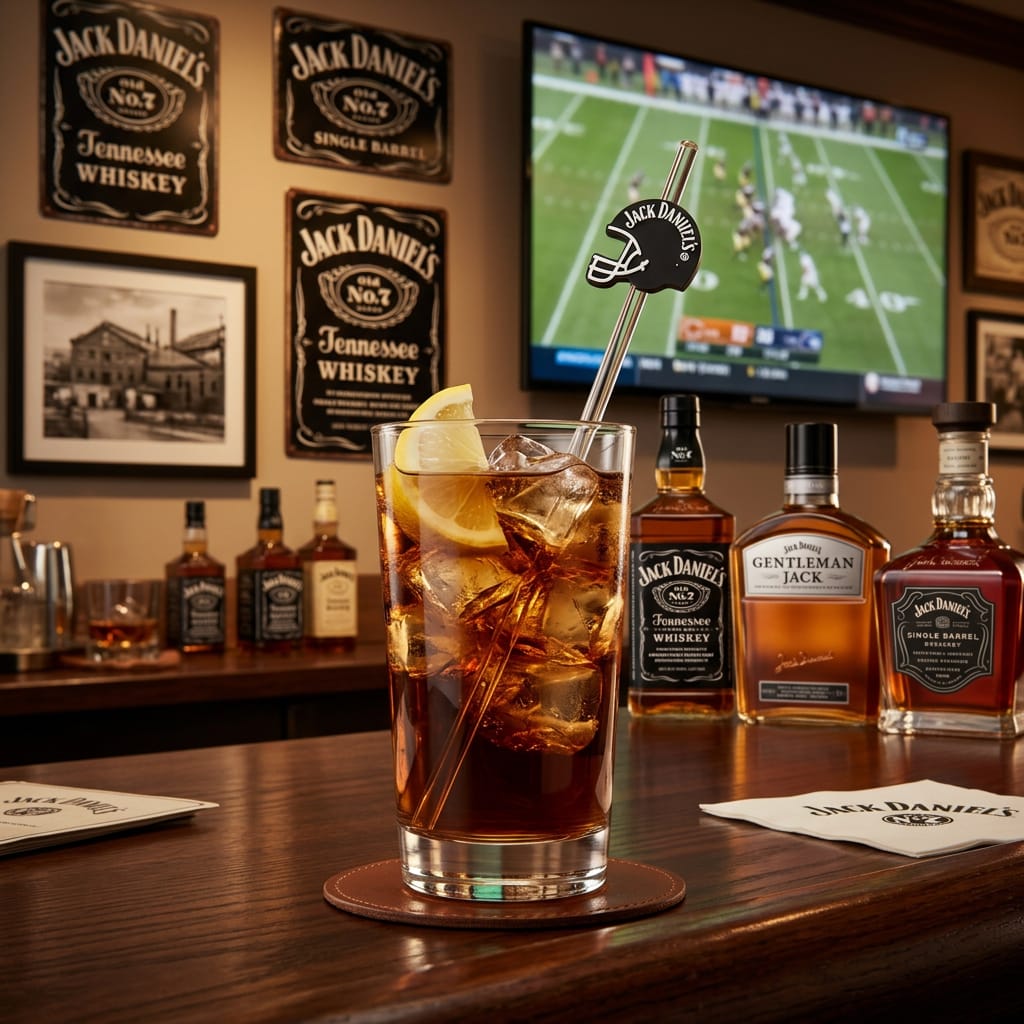 Jack Daniel’s Football Straw - The Whiskey Cave