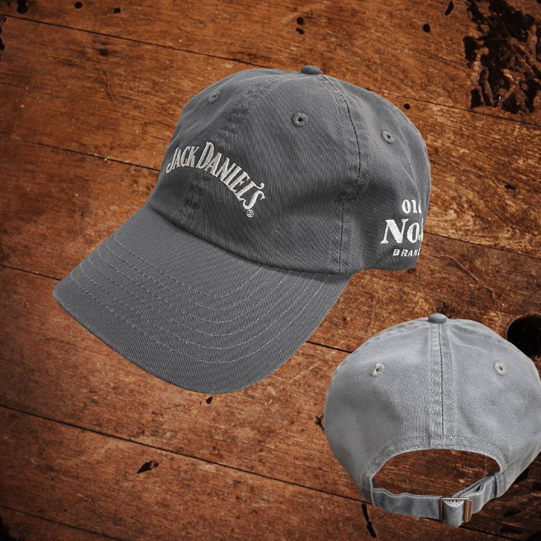 Jack Daniel’s Gray Stitched Logos Hat - The Whiskey Cave