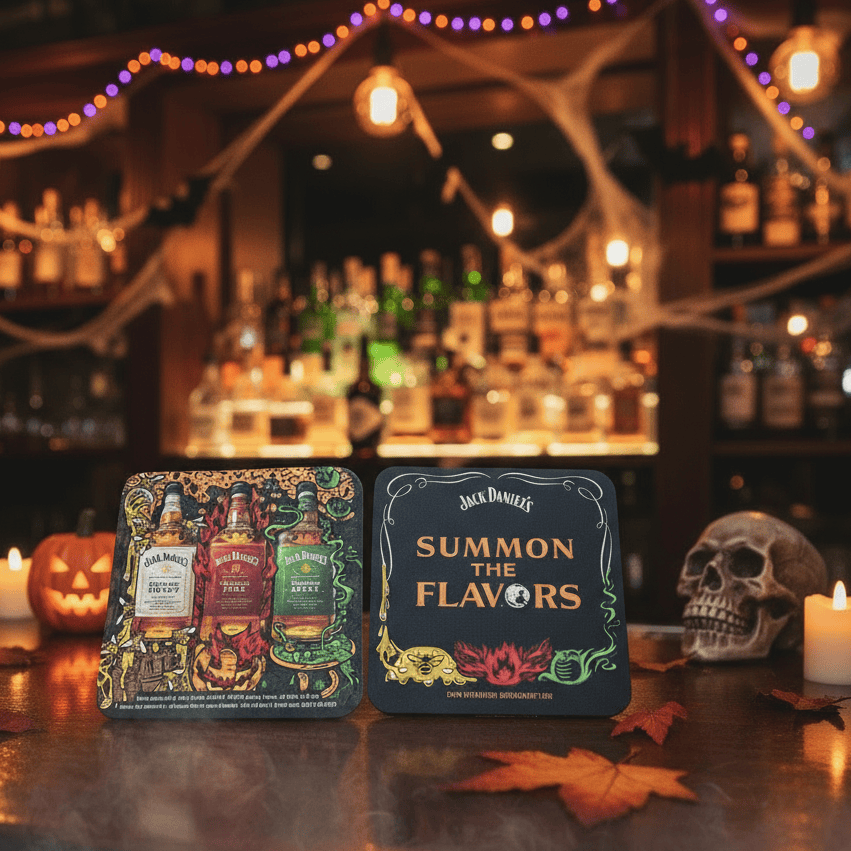 Jack Daniel’s Halloween Coaster - The Whiskey Cave