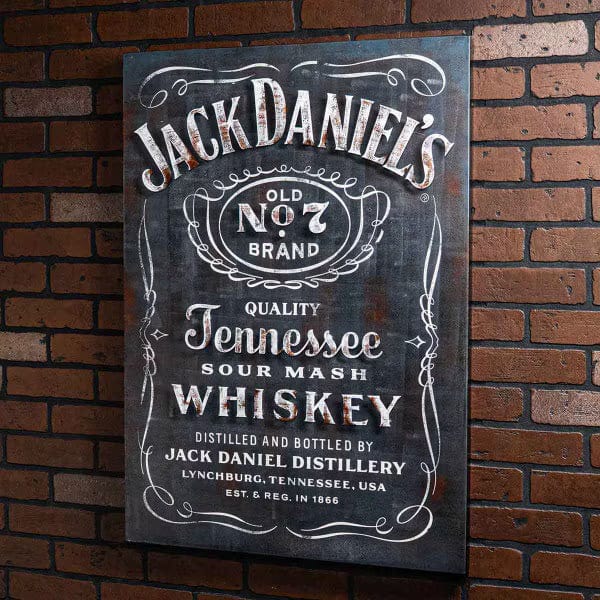 Jack Daniel’s Hand Crafted Metal Wall Art - The Whiskey Cave