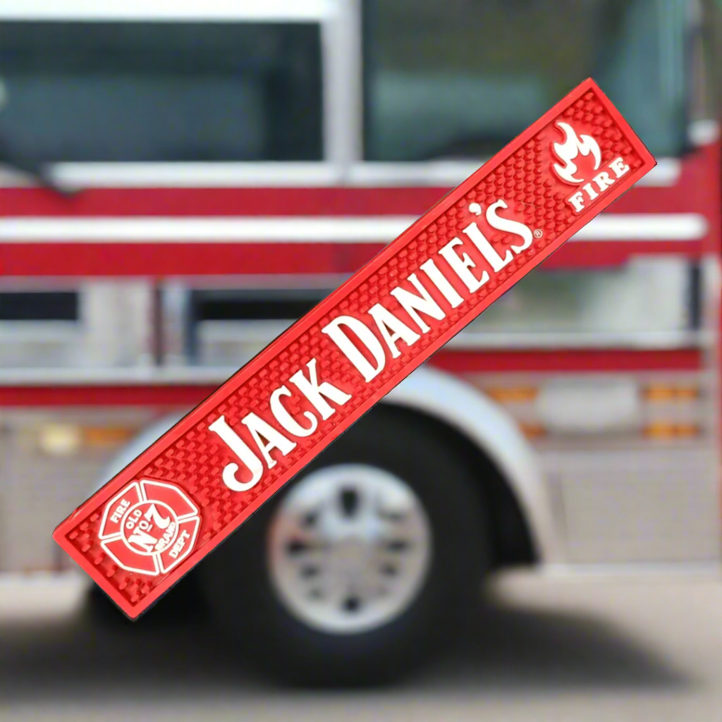 Jack Daniel’s International Tennessee Fire Bar Mat - The Whiskey Cave