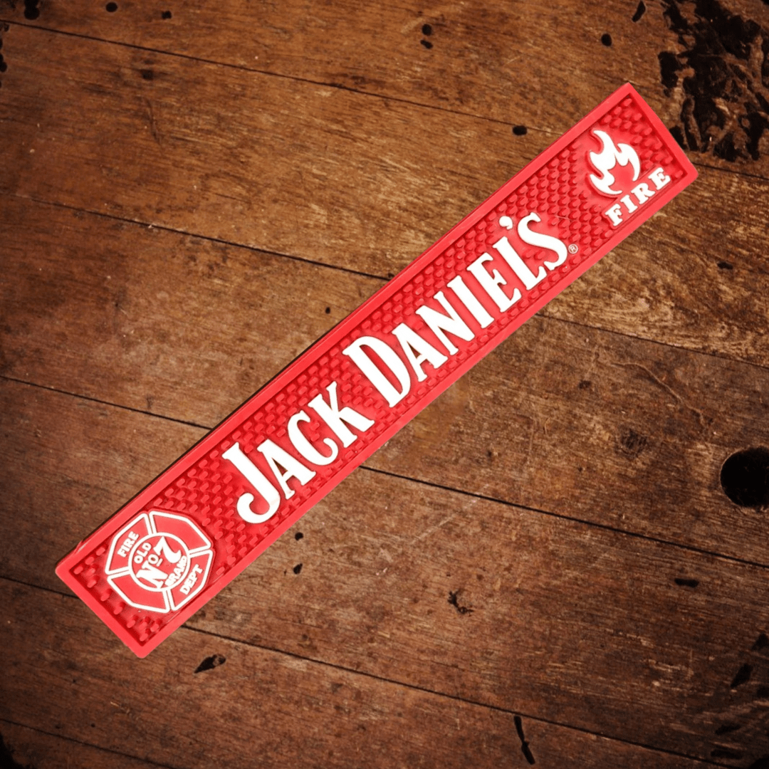 Jack Daniel’s International Tennessee Fire Bar Mat - The Whiskey Cave