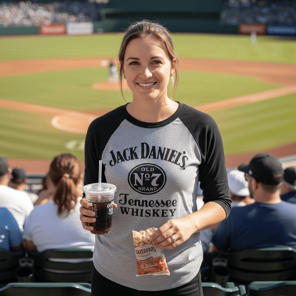 Jack Daniel’s Ladies Old No 7 Baseball Style Shirt - The Whiskey Cave