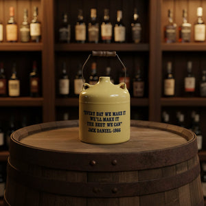 Jack Daniels Late 70’s Hardware Store Bailer Wood Handle Jug - The Whiskey Cave