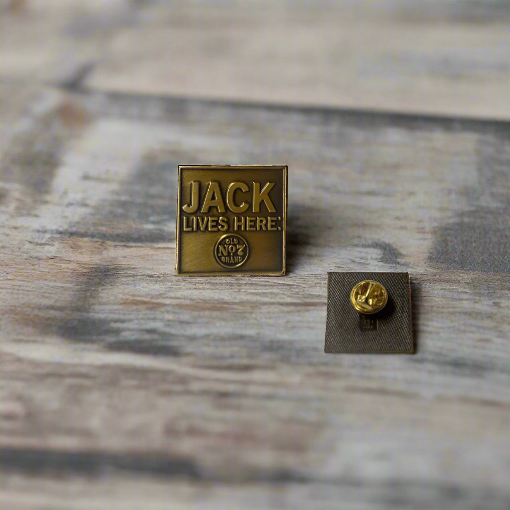 Jack Daniel’s Lives Here Metal Pin - The Whiskey Cave
