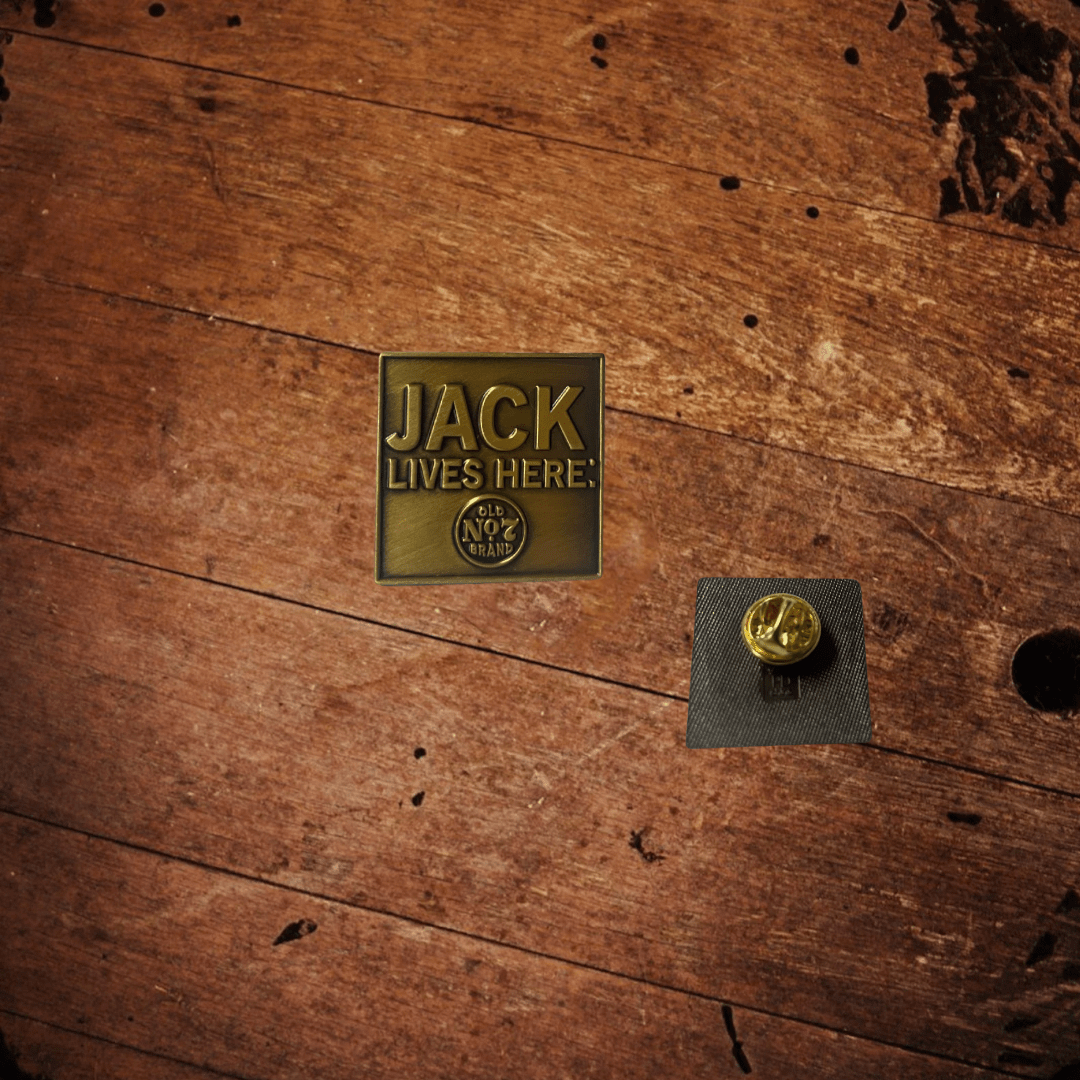 Jack Daniel’s Lives Here Metal Pin - The Whiskey Cave