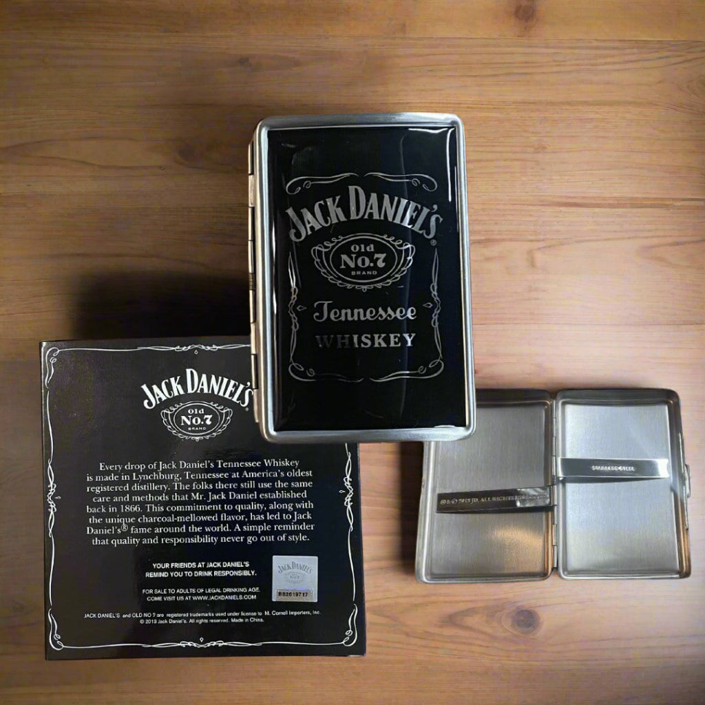 Jack Daniel’s Logo Stainless Carrying Case - The Whiskey Cave