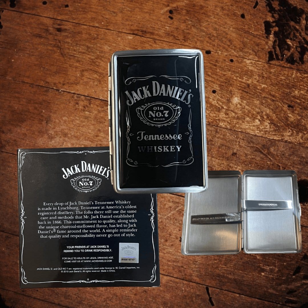 Jack Daniel’s Logo Stainless Carrying Case - The Whiskey Cave