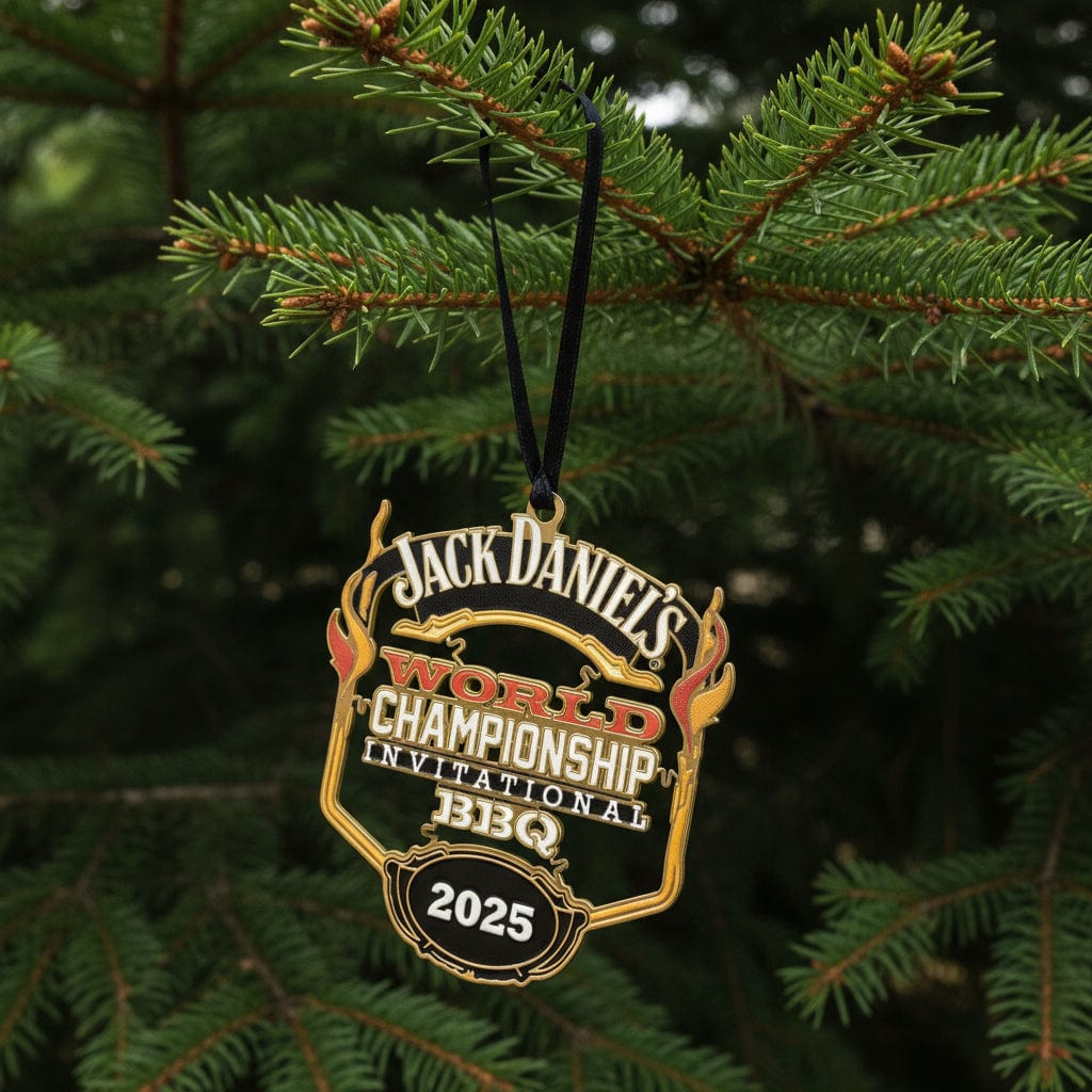Jack Daniel’s Metal 2025 BBQ Ornament - The Whiskey Cave