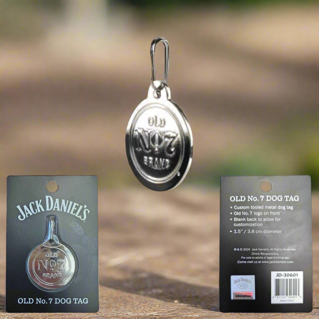 Jack Daniel’s Metal Old No 7 Pet Tag - The Whiskey Cave
