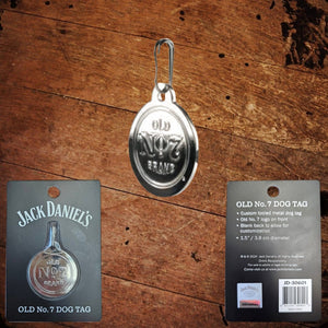 Jack Daniel’s Metal Old No 7 Pet Tag - The Whiskey Cave