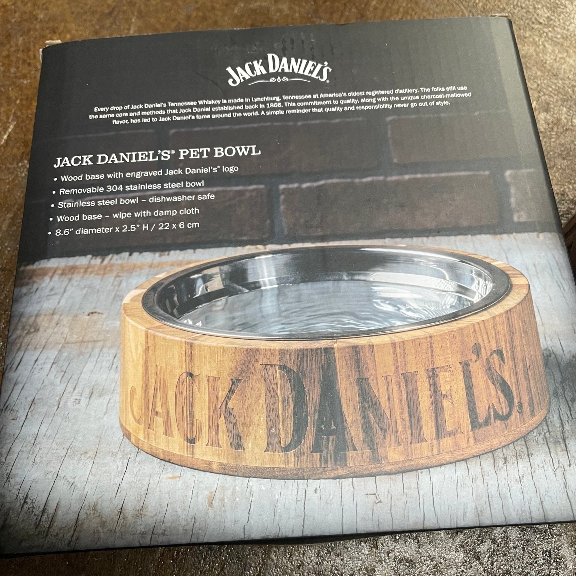 Jack Daniel’s Metal Pet Bowl - The Whiskey Cave