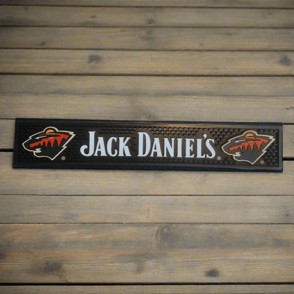 Jack Daniel’s NHL Minnesota Wild Bar Mat - The Whiskey Cave