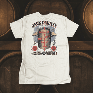 Jack Daniel’s Off - White Vintage Label T-Shirt - The Whiskey Cave