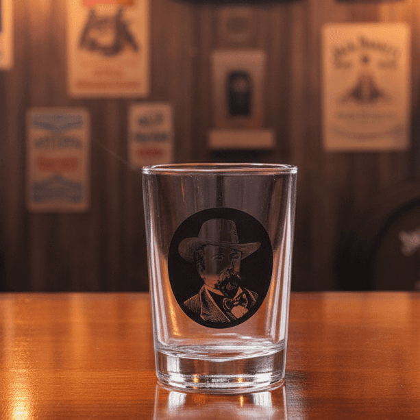 Jack Daniel's Oversized Portrait Shot Glass - The Whiskey Cave