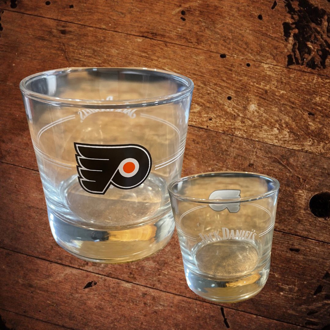 Jack Daniel’s Philadelphia Flyers Glass - The Whiskey Cave