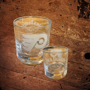 Jack Daniel’s Philadelphia Flyers NHL Glass - The Whiskey Cave