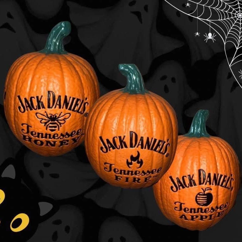 Jack Daniel’s Promotional 3 Sided Halloween Pumpkin - The Whiskey Cave