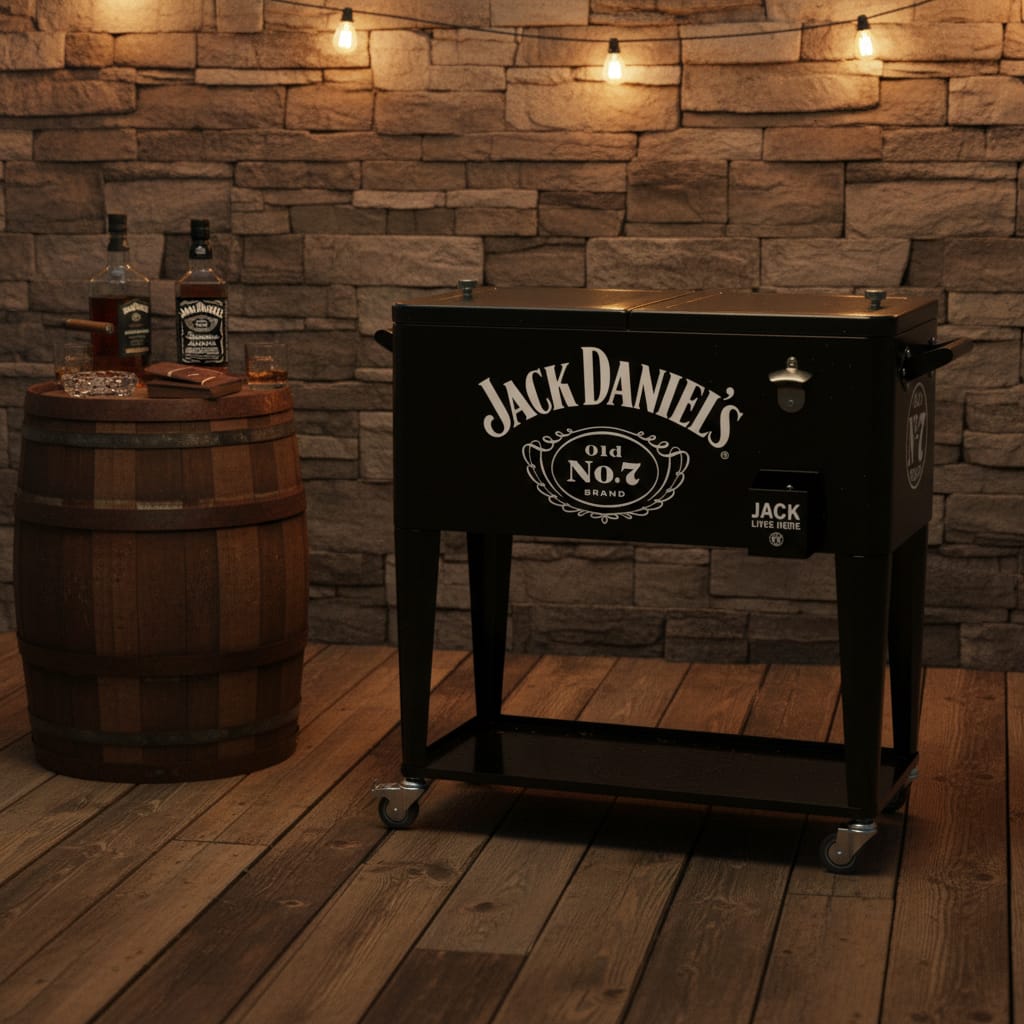 Jack Daniel’s Rolling Cooler - The Whiskey Cave